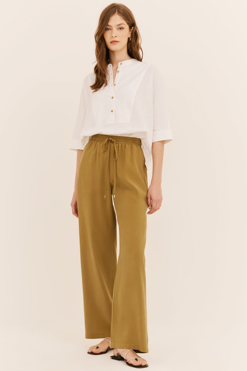 CALÇA TECH WASHED ELASTICO - VERDE PP - VERDE CALÇA TECH WASHED ELASTICO - VERDE PP - VERDE