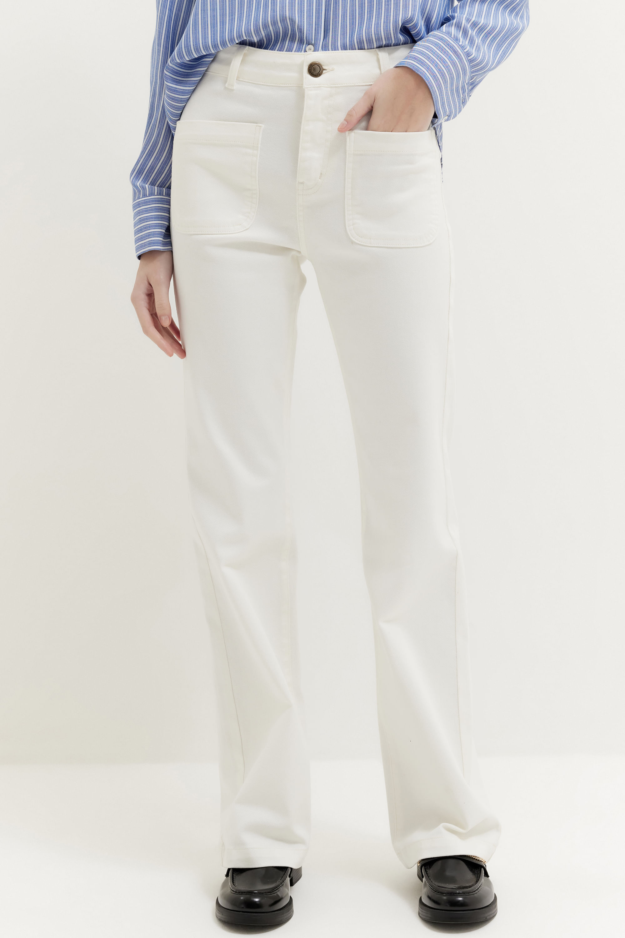 CALÇA COLOUR BALDWIN BOOT CUT - OFF WHITE - casualstreet