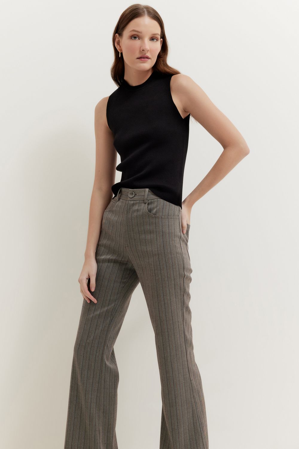 CALÇA CHEVRON FIVE POCKETS - FENDI PP - FENDI CALÇA CHEVRON FIVE POCKETS - FENDI PP - FENDI