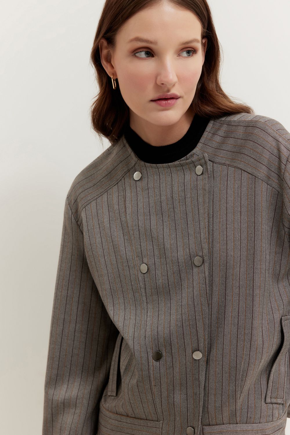 JAQUETA CHEVRON PRESSÃO - FENDI P - FENDI JAQUETA CHEVRON PRESSÃO - FENDI P - FENDI