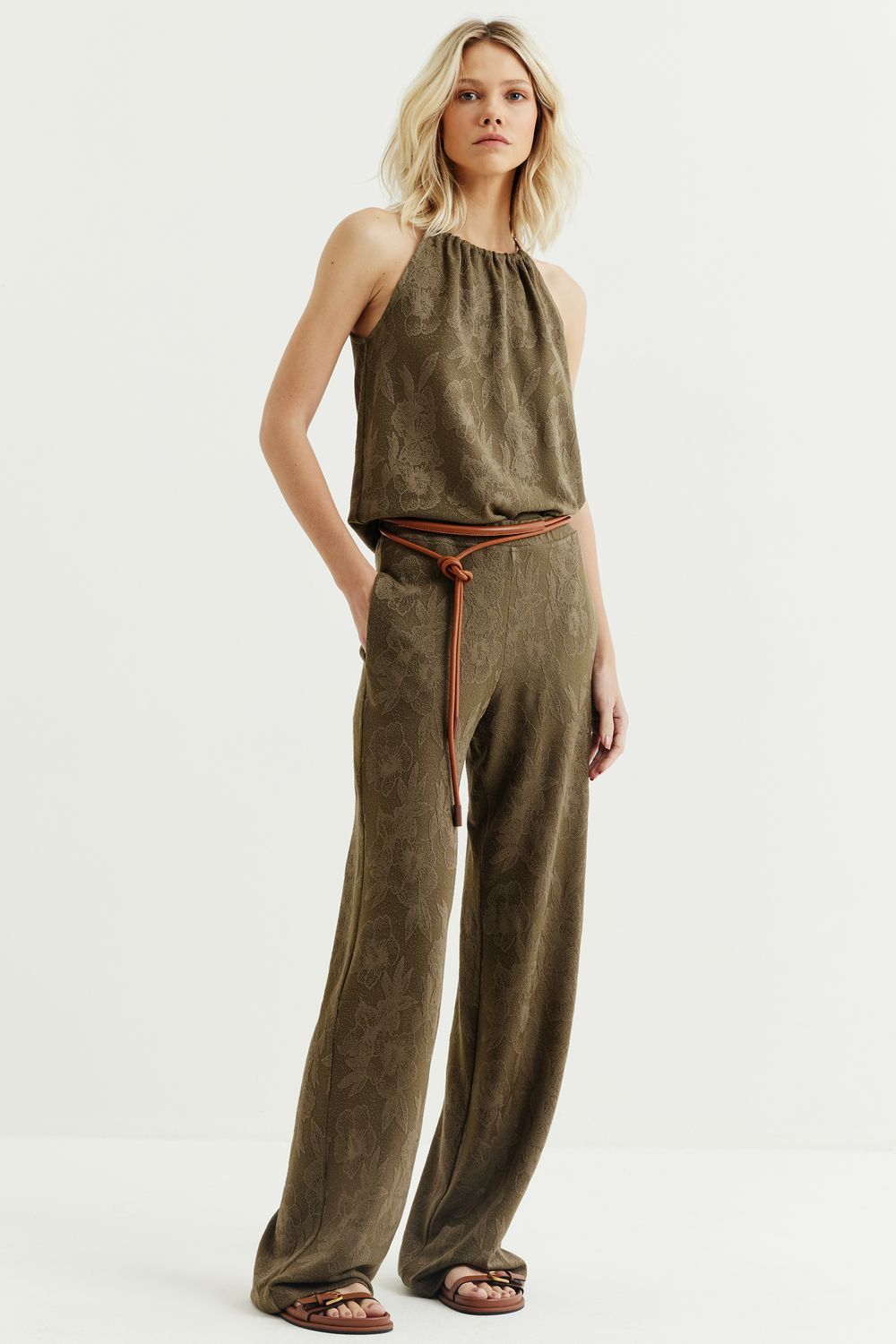 CALÇA MALHA TROPICALY - VERDE PP - VERDE CALÇA MALHA TROPICALY - VERDE PP - VERDE