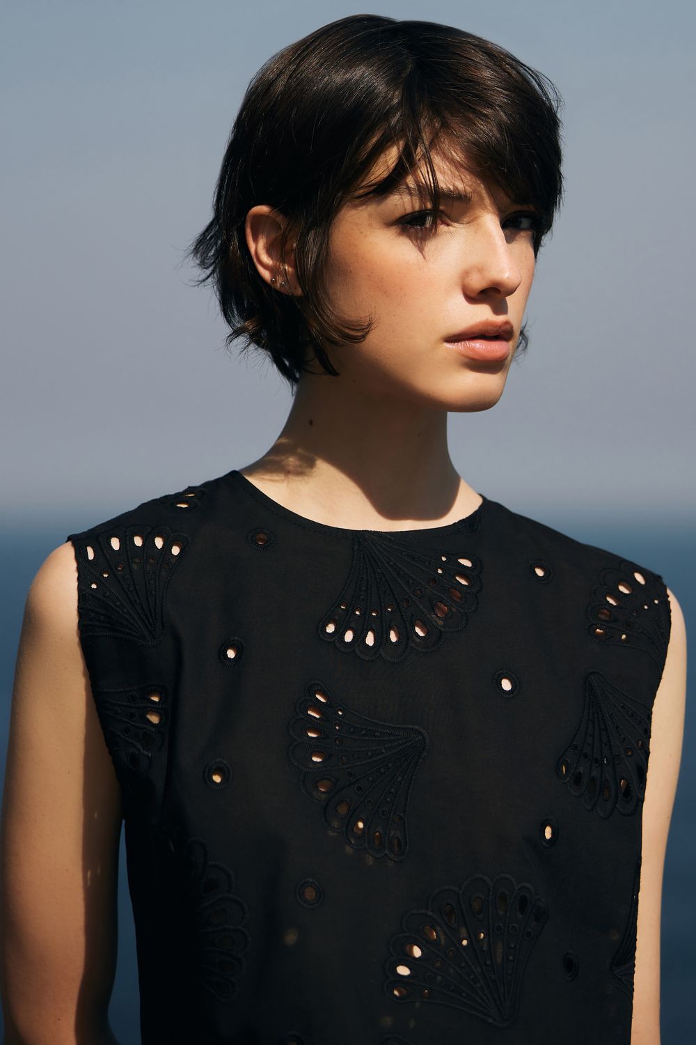 TOP LAISE LEQUE - PRETO PP - PRETO