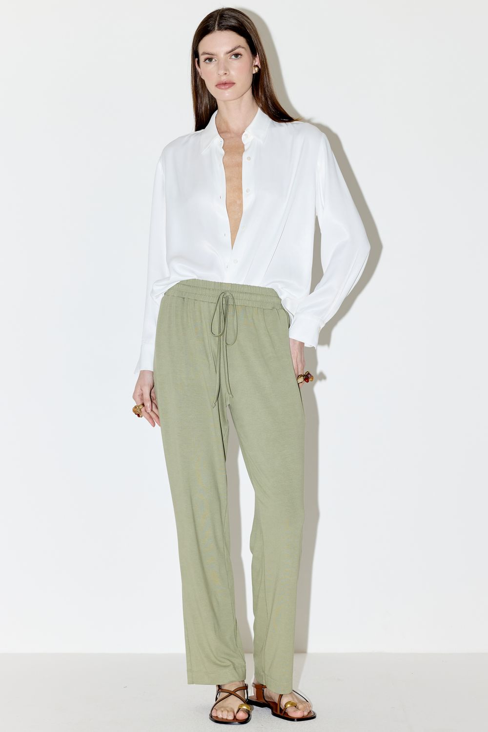 CALÇA MALHA VIS UP - VERDE M - VERDE