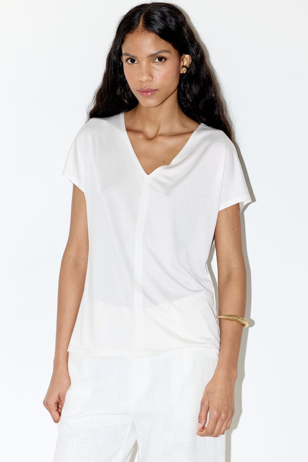 BLUSA MALHA MANGA JAP SOPHISTIQUE - OFF WHITE P - OFF WHITE BLUSA MALHA MANGA JAP SOPHISTIQUE - OFF WHITE P - OFF WHITE