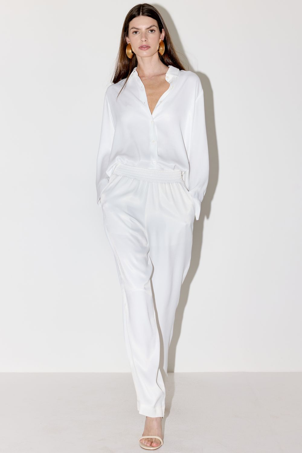 CALÇA CETIM DE VISCOSE PERFECT - OFF WHITE PP - OFF WHITE CALÇA CETIM DE VISCOSE PERFECT - OFF WHITE PP - OFF WHITE