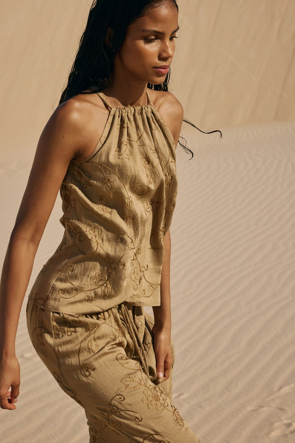 TOP BORDADO FLORES - FENDI G - FENDI