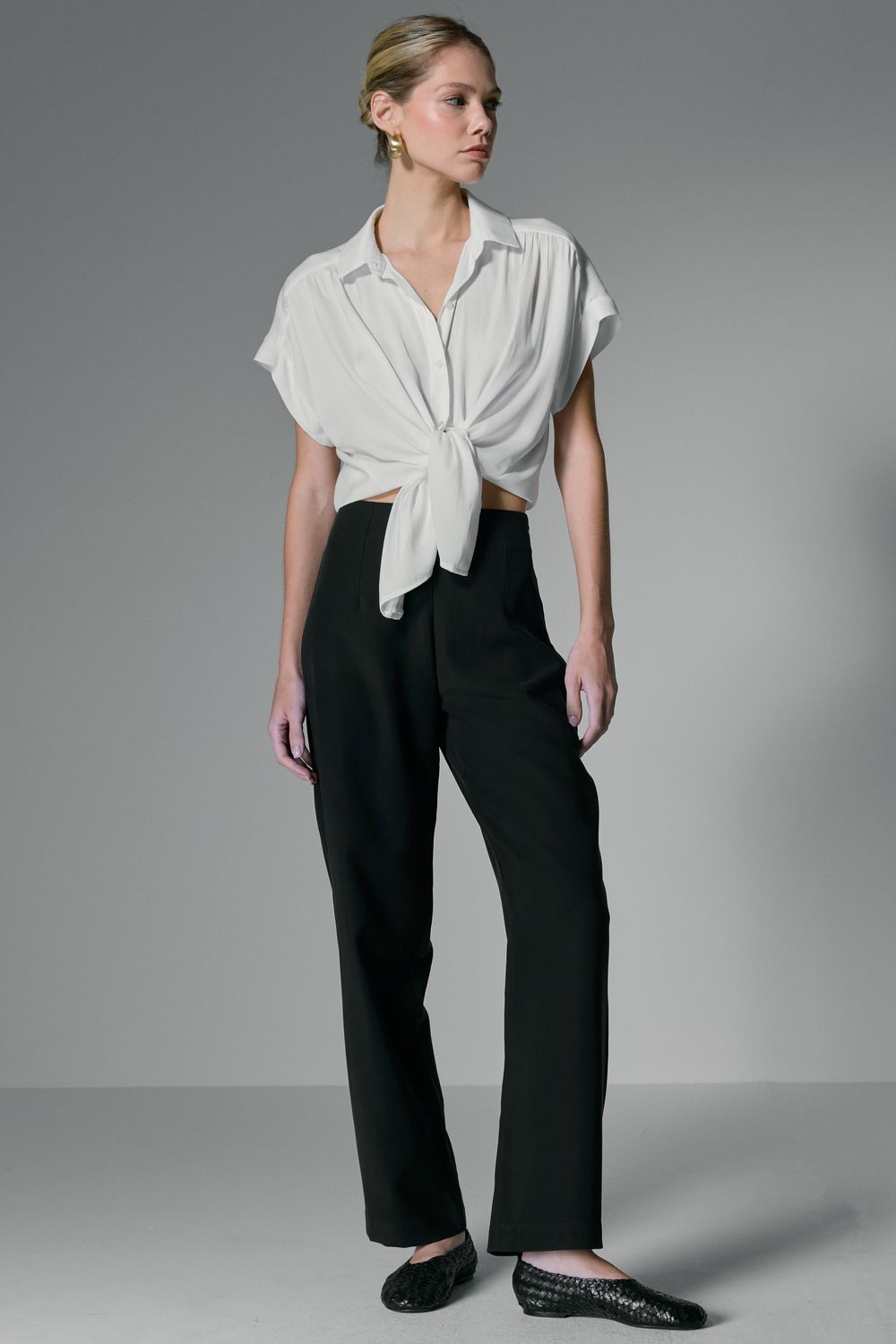 CALÇA  FECHO LATERAL JORDANIA - PRETO GG - PRETO