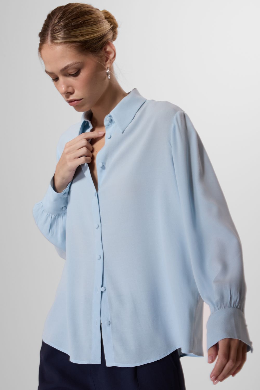 CAMISA LAFAIETTE - AZUL CLARO P - AZUL CLARO