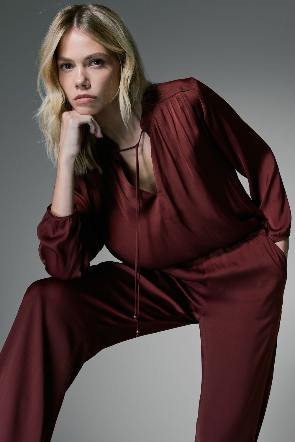 CALÇA ZADIG ELASTICO - VINHO PP - VINHO CALÇA ZADIG ELASTICO - VINHO PP - VINHO