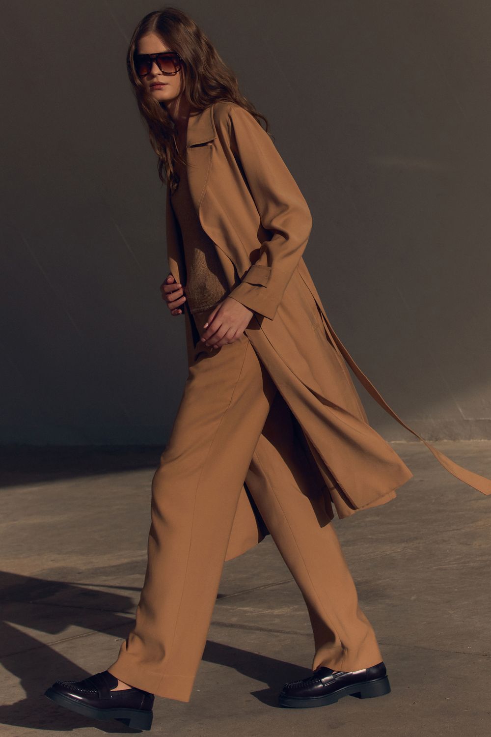 TRENCH COAT JORDANIA - CAQUI G - CAQUI
