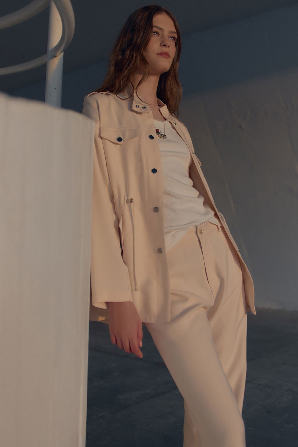 PARKA POTTERIE - CREME M - CREME