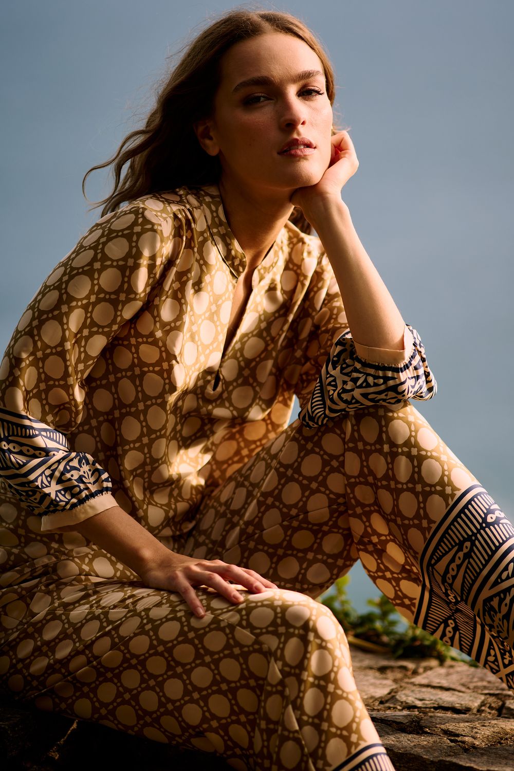 Bata Estampa Tresse Gloss Barrada - VERDE PP - VERDE