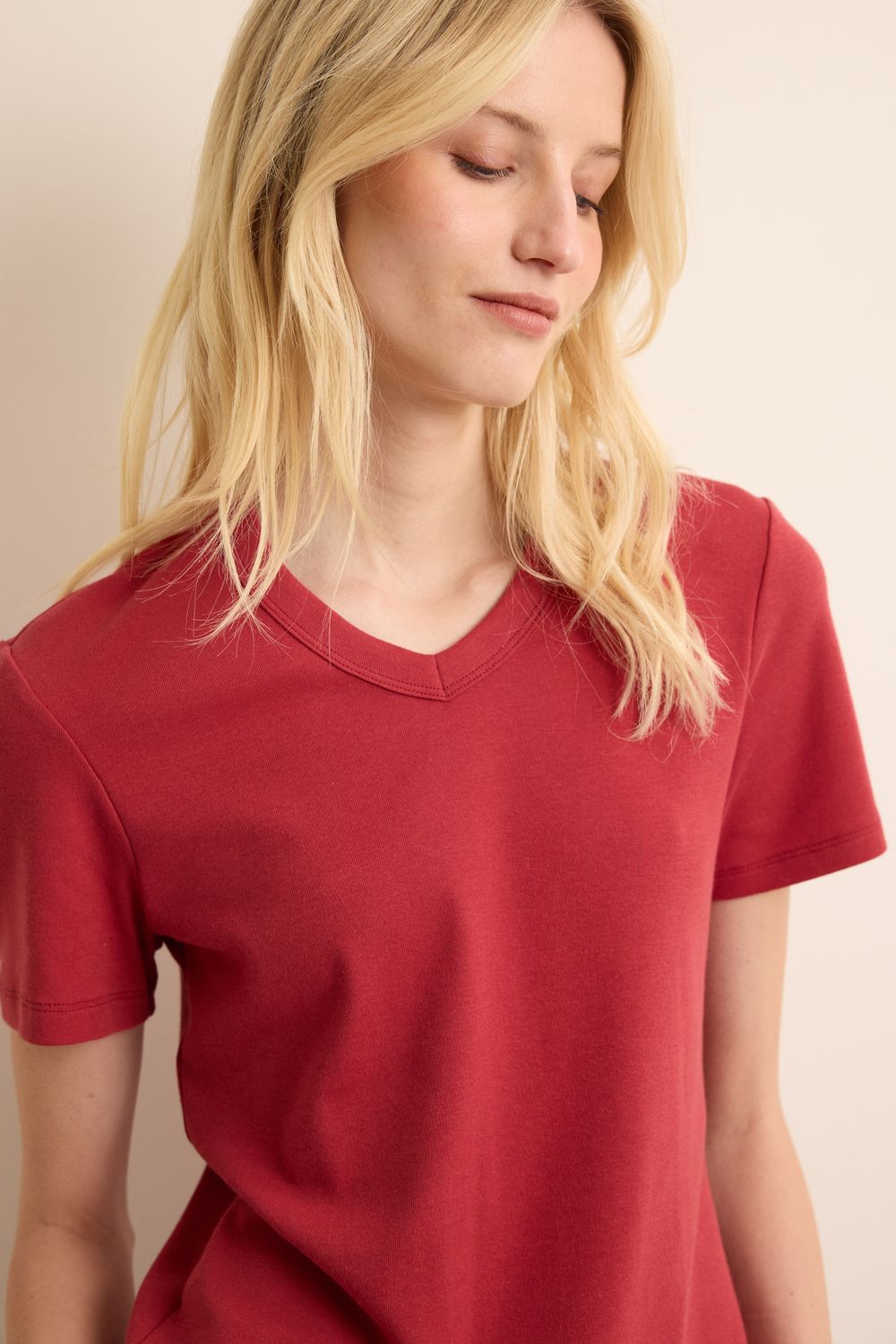 Blusa Malha Ambar V - VERMELHO P - VERMELHO