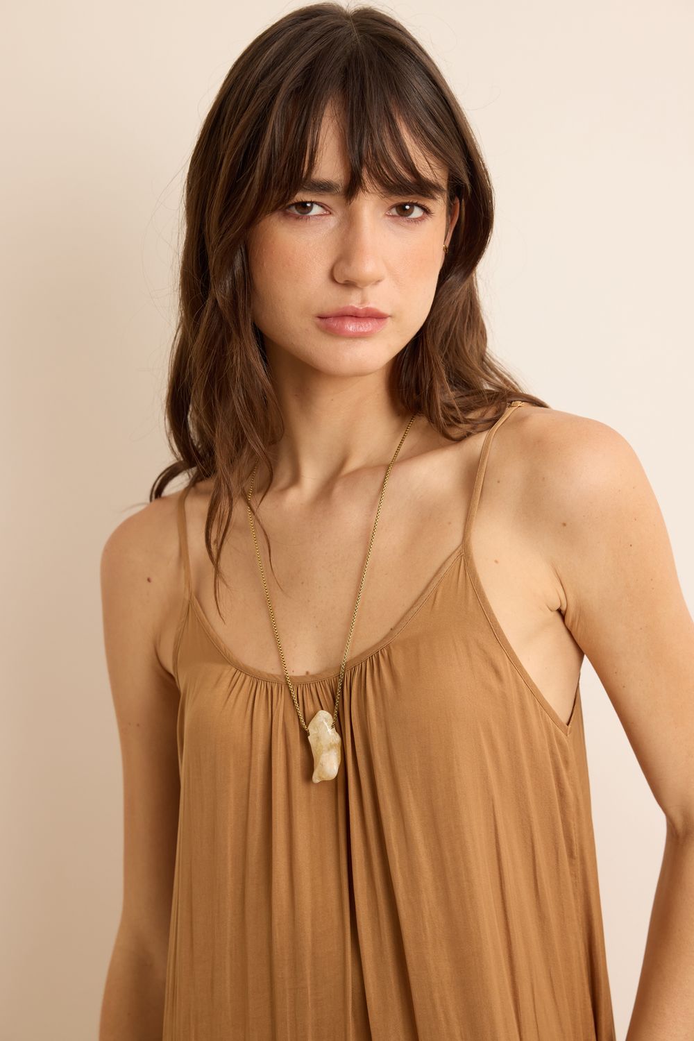 Colar Corrente Pedra Natural - NATURAL U - NATURAL