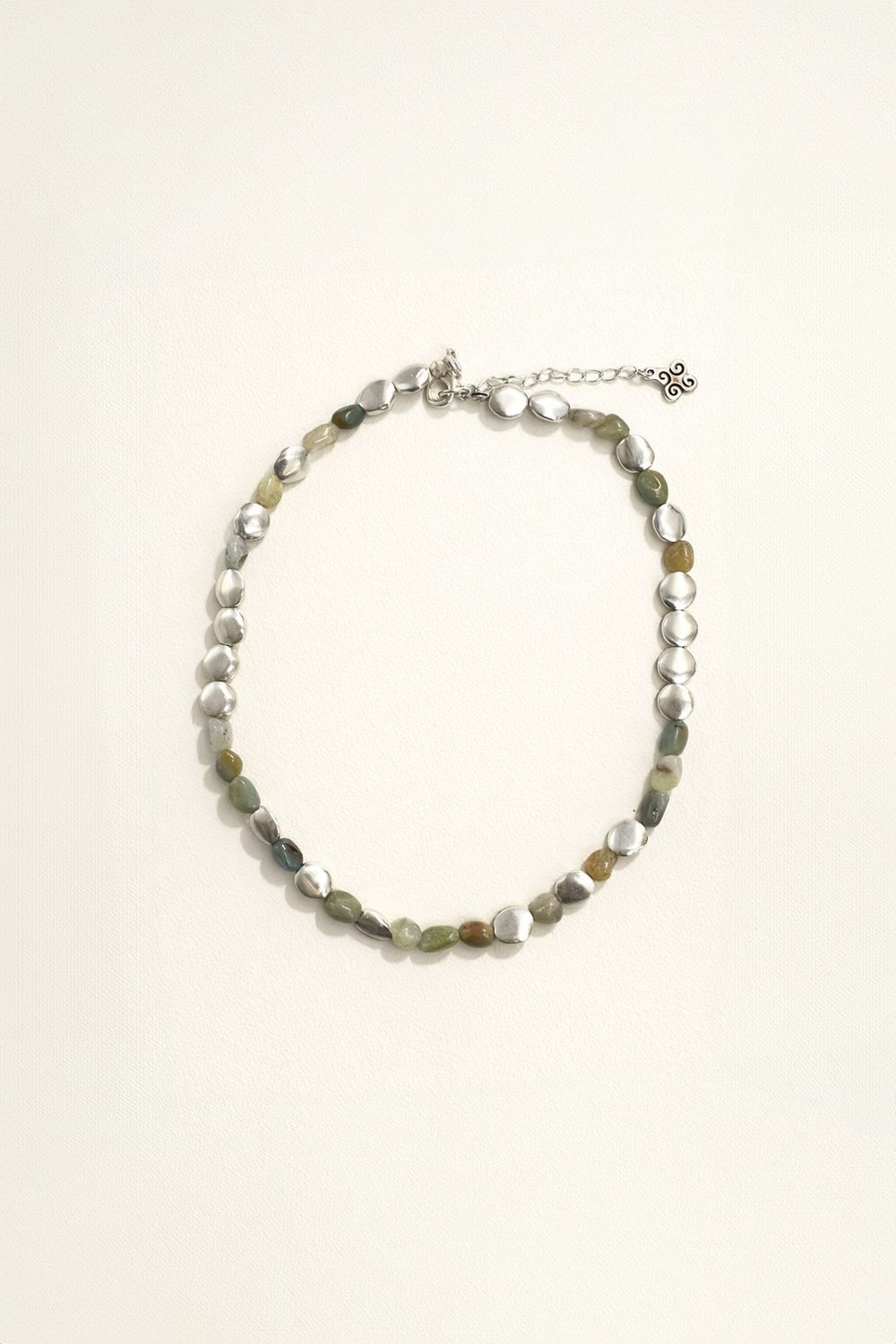 Colar Contas e Pedras - SD - PRATA U - PRATA