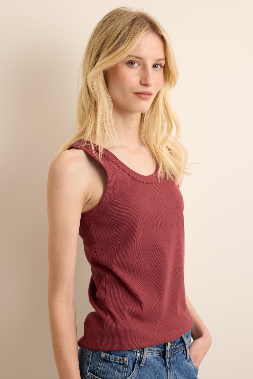 Regata Rib Conforto - VINHO P - VINHO