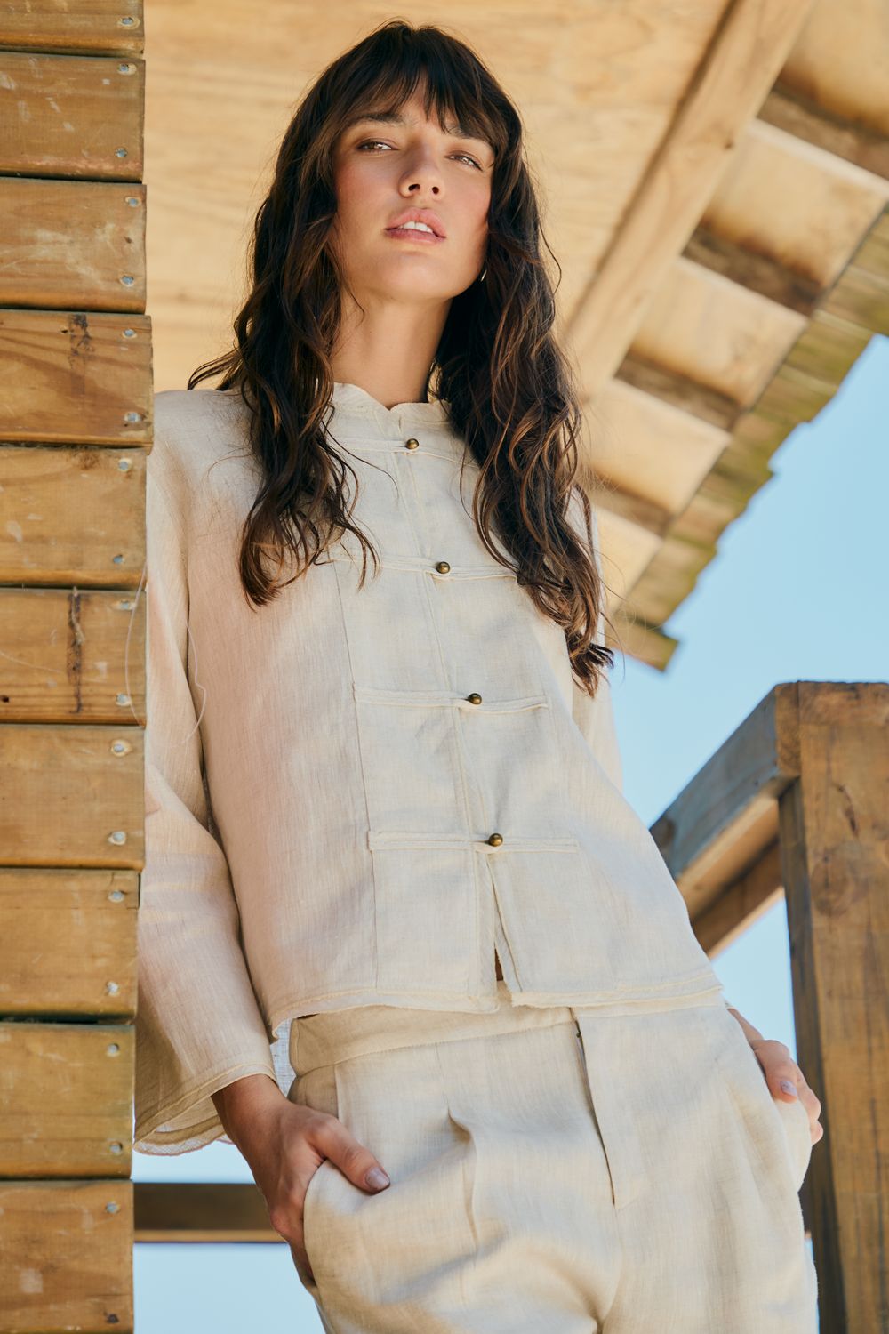 Casaqueto Linho Tropez - NATURAL PP - NATURAL