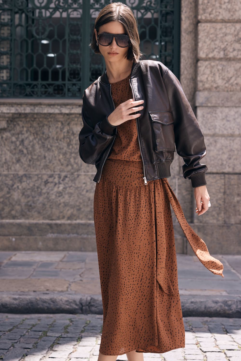 Saia Estampa Oncinha Pala - OCRE PP - OCRE