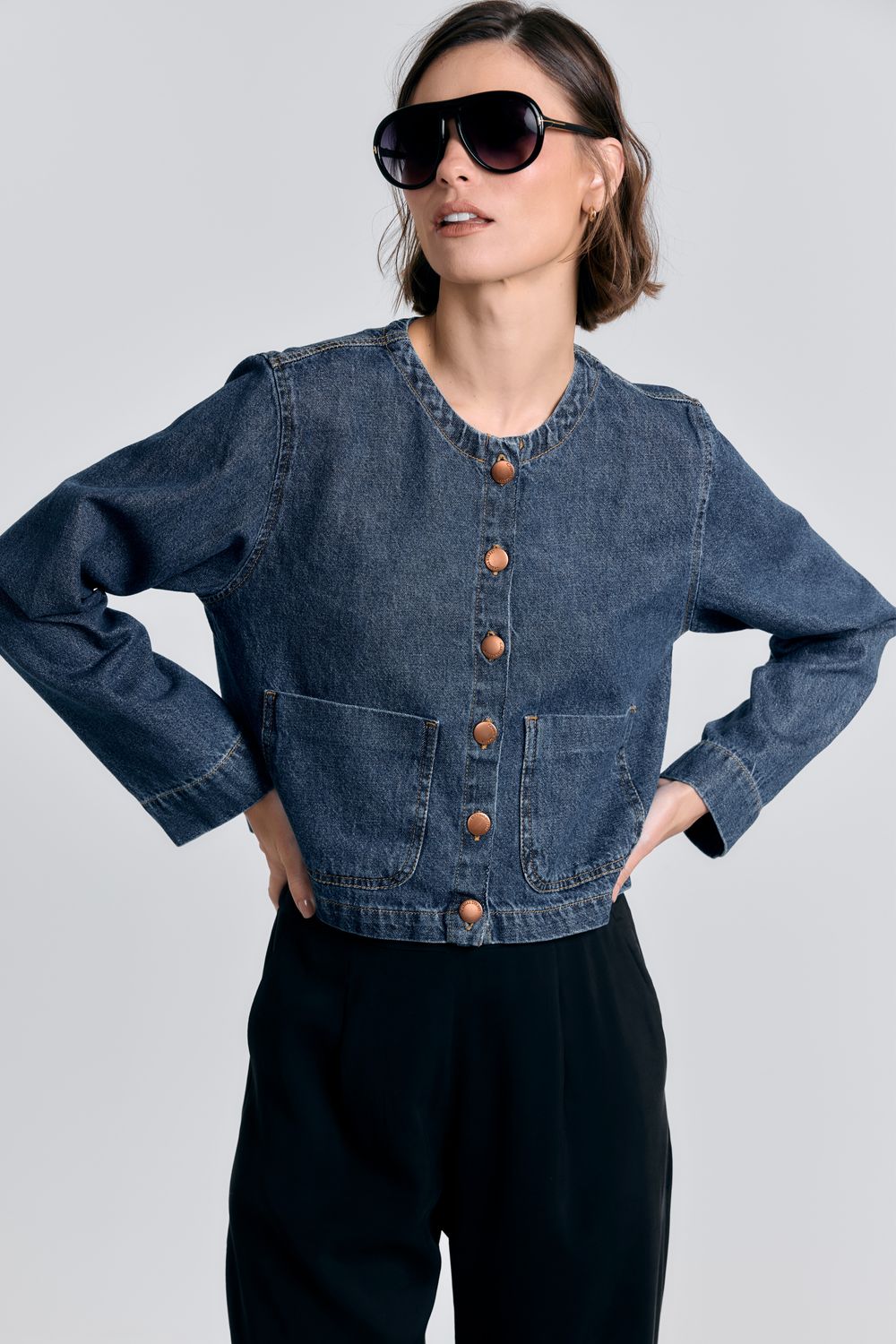 Casaqueto jeans - JEANS P - JEANS