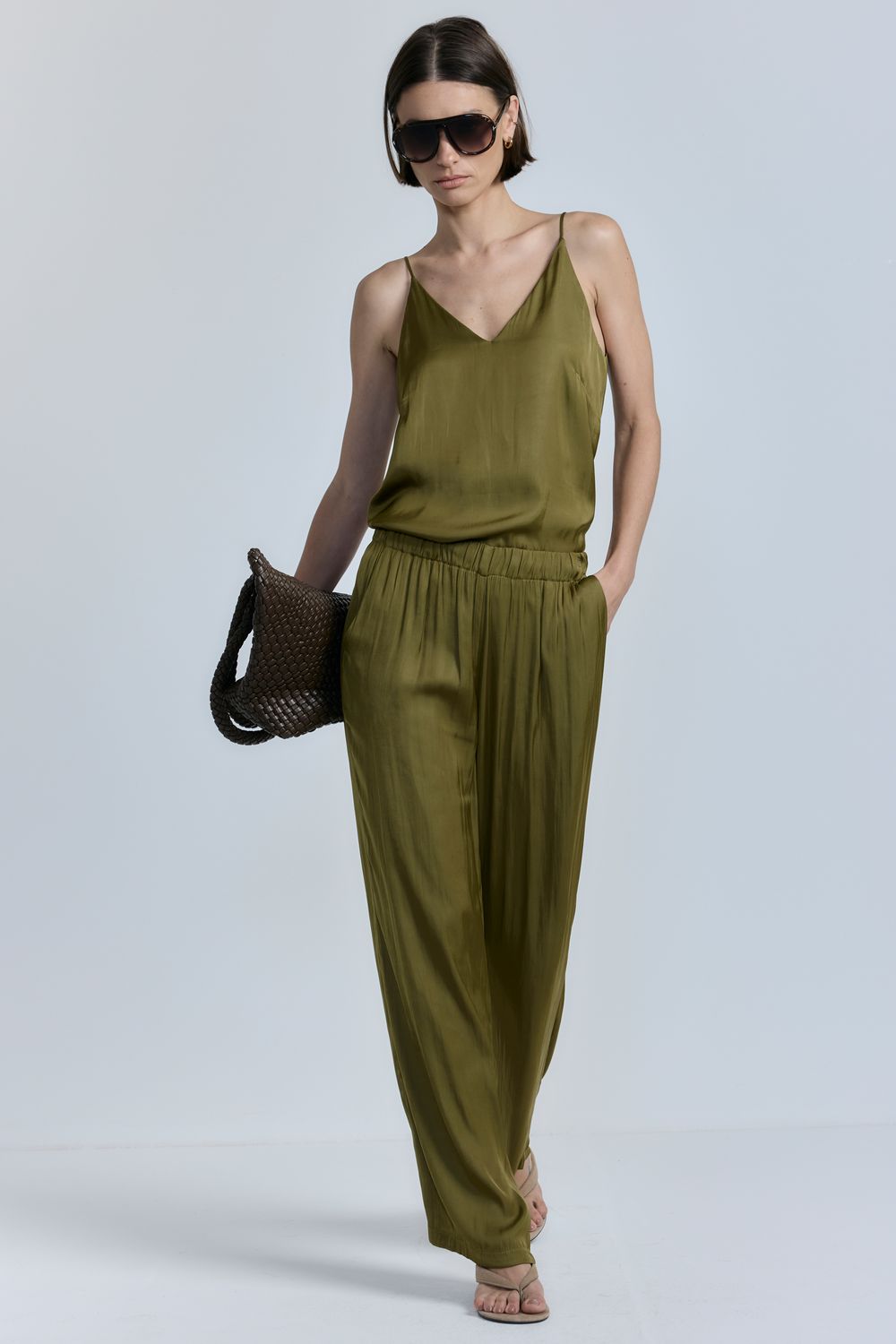 Calça Touch Silk - VERDE PP - VERDE