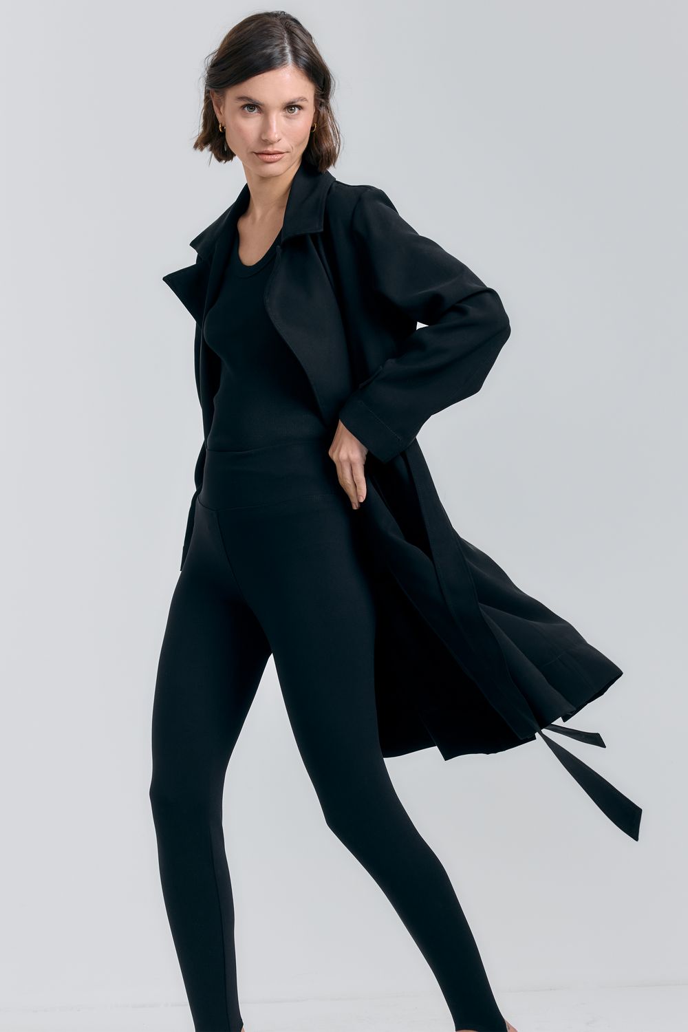 Trench Coat Jordania - PRETO - 21872 - casualstreet