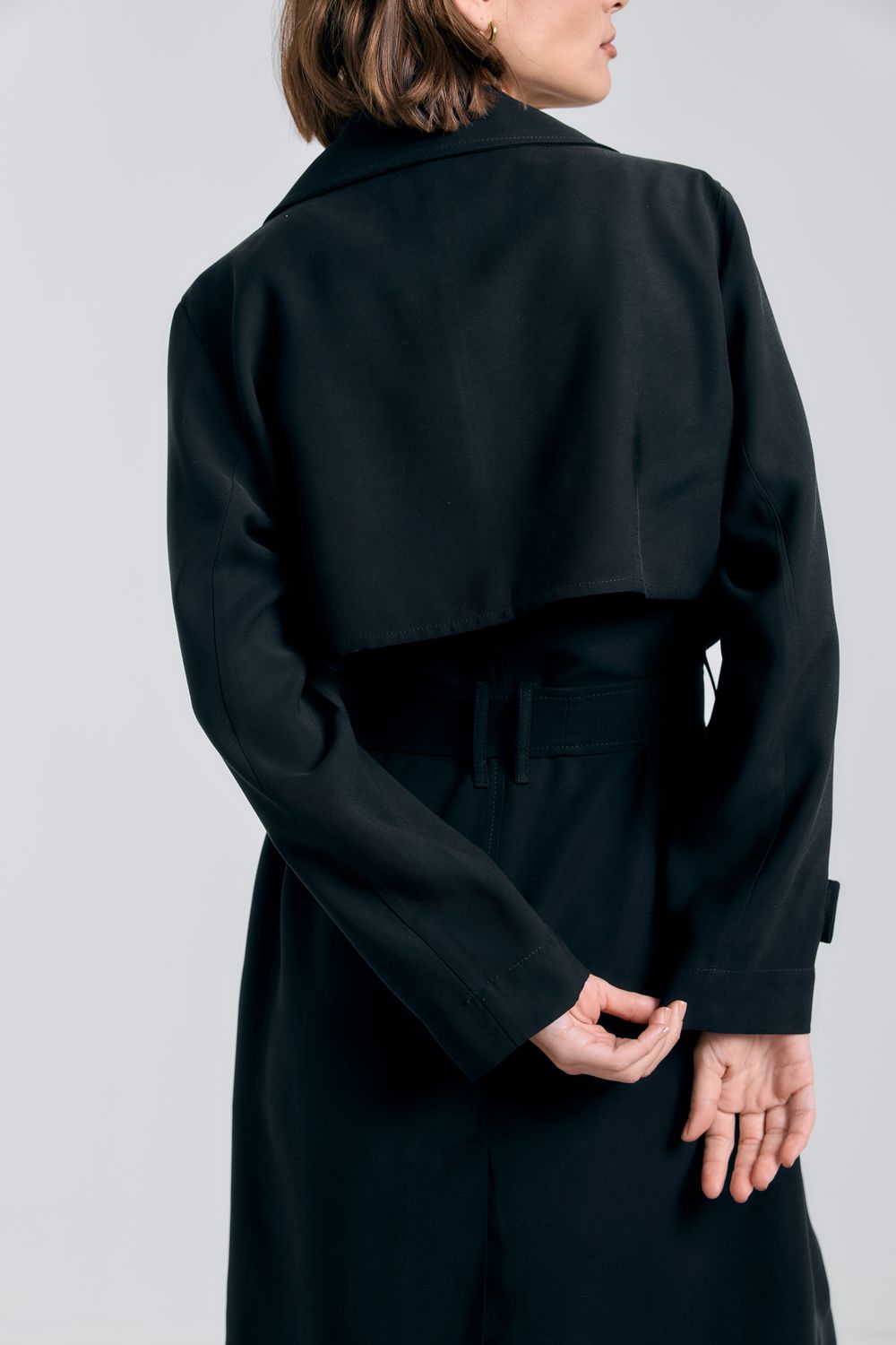 Trench Coat Jordania - PRETO - 21872 - casualstreet